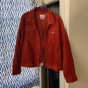 Universal Thread rust-colored corduroy jacket